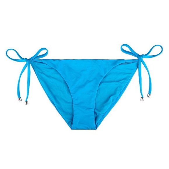 Victoria's Secret Swim Tie-Side Hipster Bikini Bottom S XL Turquoise Blue - Picture 2 of 6
